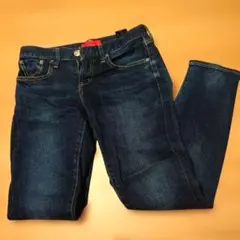 【RED CARD】 スリムデニム 22サイズ ダークブルー