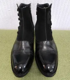 festina lente　ボタンブーツ 本革　革靴　スェード