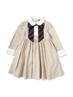 toitoitoi トイトイトイ ブラシェールワンピース ベージュ 120