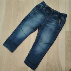 キッズ H&Mストレッチデニム 裏コットン 暖パン ストレッチデニム 100