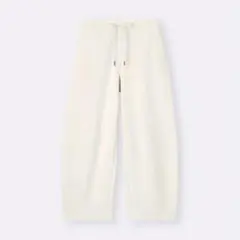 GU ヘビーウェイトスウェットバレルレッグパンツ(丈標準)