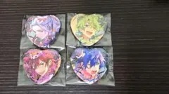 Eden　クリアスクエアカード　ハート型缶バッジ　スタフォニカード　セット