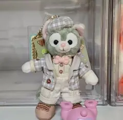 ジェラトーニ　ダッフィー ぬいぐるみバッジ ぬいば 上海ディズニー限定