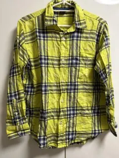 Gap Kids ♡ チェックシャツ イエロー 150