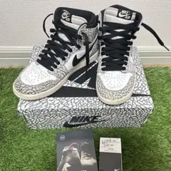 Nikeエアジョーダン1 ハイ OG ホワイトセメント 25 SNKR DUNK