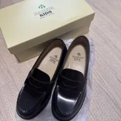 HARUTA KIDS ローファー 21.5cm EEE ブラック