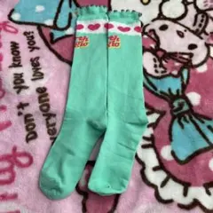EARTHMAGIC 靴下 ミントグリーン22から24