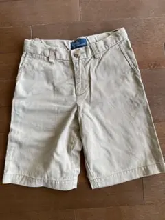 美品！POLO Ralph Lauren 130 ハーフパンツ　ベージュ