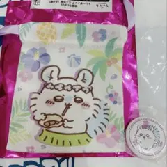 ちいかわモモンガ巾着・缶バッジセット