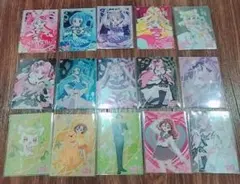 クリアカードコレクションガム キミとアイドルプリキュア 15枚セット