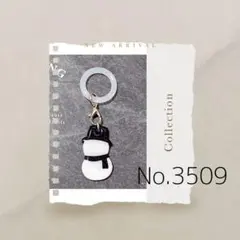 【3506】SnowMan 推し色 雪だるま めじるしチャーム