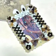 269 ホイップデコ　うさ耳　べっ甲柄パーツ　トレカケース