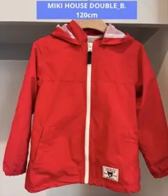 ミキハウスのDOUBLE.B ウィンドブレーカー レッド