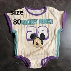 美品　Disney ミッキーマウス　ロンパース　80のサムネイル