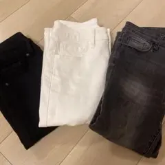 スキニーデニム 3色セット