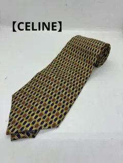 ✨【美品】CELINE ネクタイ 総柄 シルク100 スペイン製のサムネイル