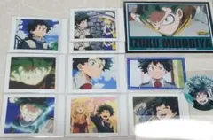 ヒロアカ ぱしゃこれ ステッカー ポストカード 緑谷出久