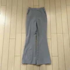 GU グレー フレアパンツ Sサイズ 値段交渉OK