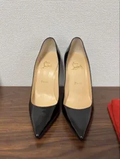 Christian Louboutin パテントパンプス ブラックのサムネイル