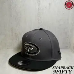 海外限定 ダイヤモンドバックス 9FIFTY ツートン サイドパッチキャップ ①