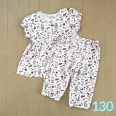 Ampersand 130 チュニック&7分丈パンツパジャマのサムネイル