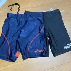 asics & PUMA 競泳水着セット