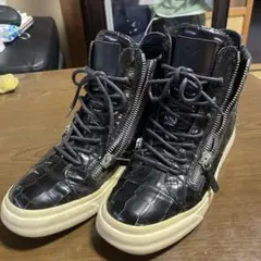 ジュゼッペザノッティ クロコ ハイカット 42 - メルカリ