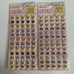 ポケモン ポケットモンスター プチプチシール 2種
