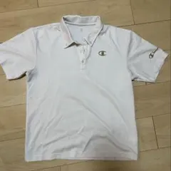 Champion ホワイト ポロシャツ