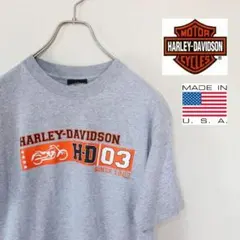 【希少】 00s ハーレーダビッドソン プリントTシャツ ライダース