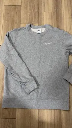 NIKE ナイキ スウェット トレーナー グレー Lサイズ 刺繍ロゴ