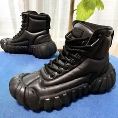 オニツカタイガー デンティグレ パフブーツ オールブラック 25.5cm