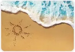 レジャーシート インスタ 寝相アート おしゃれ かわいい 撮影 映え 海のサムネイル