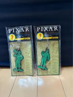 PIXAR ラバーチャーム 兵士キャラクター 2個セット