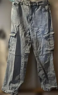 H&M カーゴデニムパンツ EUR 38