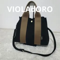 美品♡ヴィオラドーロ ジーノ 2way スエード ショルダー トートバッグのサムネイル