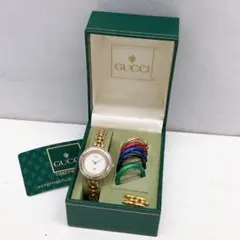 5AAM008S Gucci チェンジベゼル 11/12 レディース腕時計