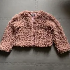 ZIDDY ボアジャケット ピンク 150cmのサムネイル