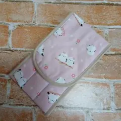 ハンドメイドカトラリーケース　縦型　シマエナガ柄
