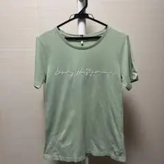 Tommy Hilfiger ロゴ刺繍 Tシャツ ライトグリーンのサムネイル