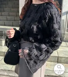 Kastane 格子レース2Wayカーディガンのサムネイル