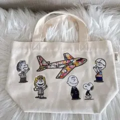 PEANUTS ピーナッツ トートバッグ 刺繍デザイン