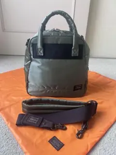 新品 PORTER /PX Tanker ボウリングバッグ L セージグリーン