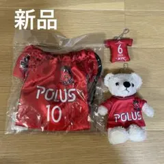 浦和レッズ シャーレくんぬいぐるみポーチ - メルカリ