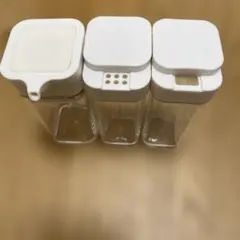 タワープッシュ式醤油差し 、ケース2個セット 、保存容器 2個、ケースの6点のサムネイル