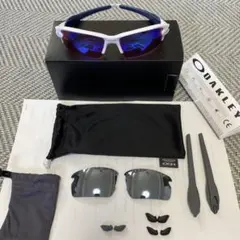 オークリーゴルフPRIZMサングラス FLAK2.0交換レンズ付アジアンフィット