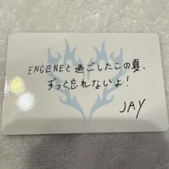ENHYPEN 味の素スタジアム　メッセージカード　ジェイ