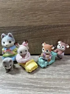 シルバニアファミリー 動物キャラクター5体セット