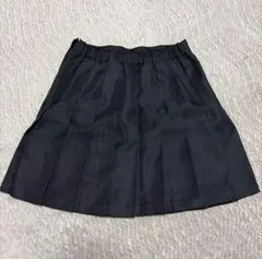 プリーツミニスカート ブラック