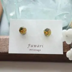 14kgfピアス変更 ヴィンテージミモザピアス /アトリエナルセ
